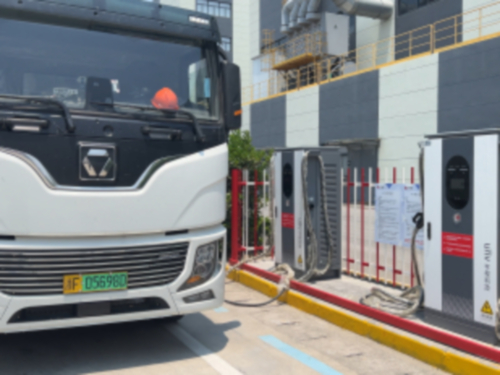 浙江桐乡物流园区重卡充电站